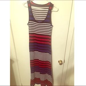 Stripe maxi dress